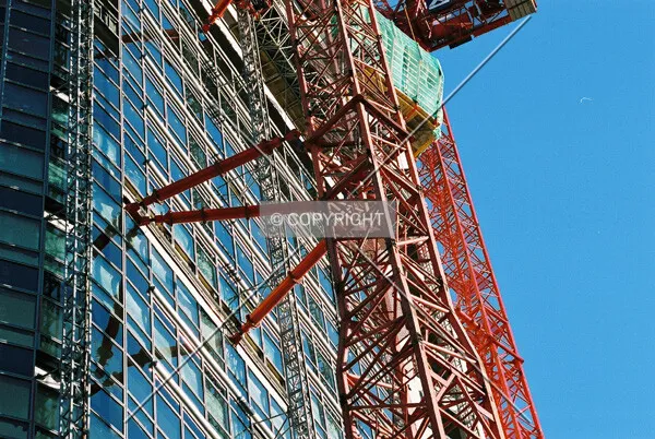 View of the crane mounting