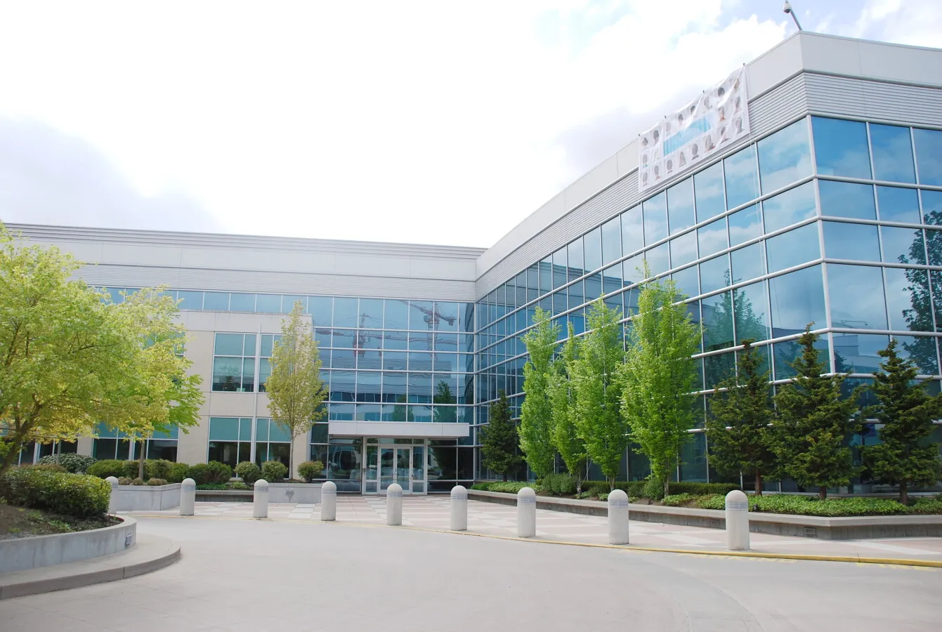 The main entrance