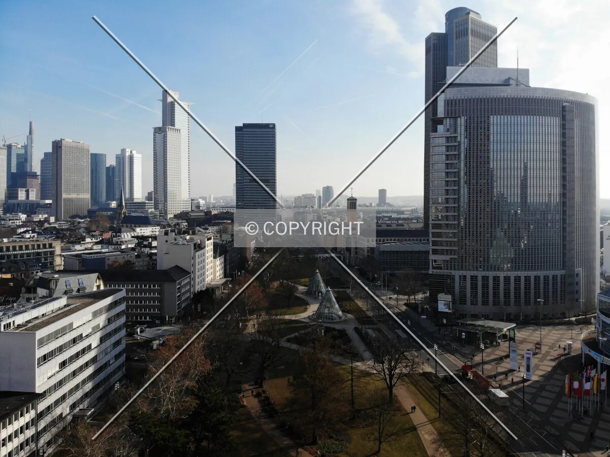 Friedrich-Ebert-Anlage in Frankfurt