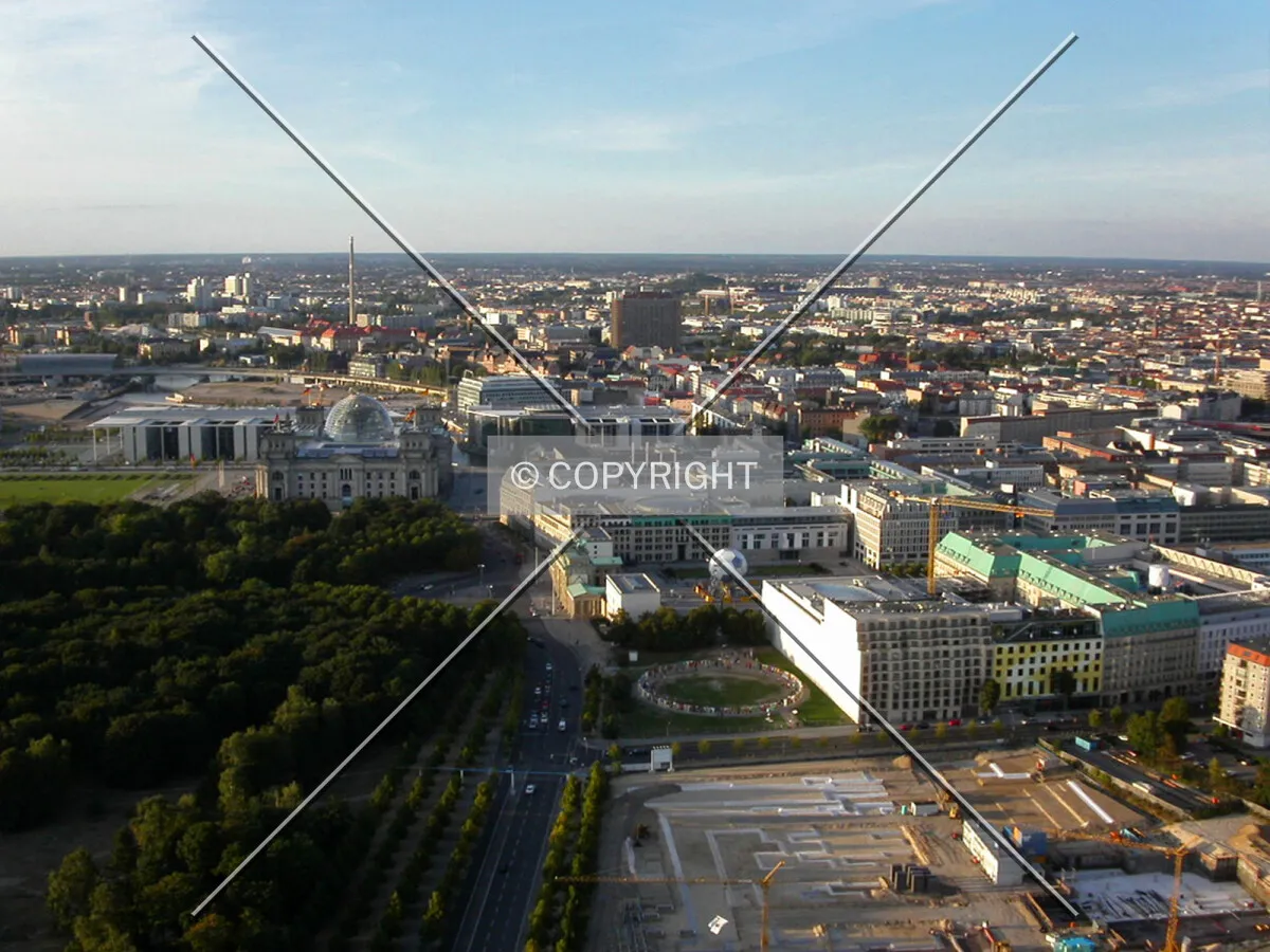 Facing north from Potsdamer platz