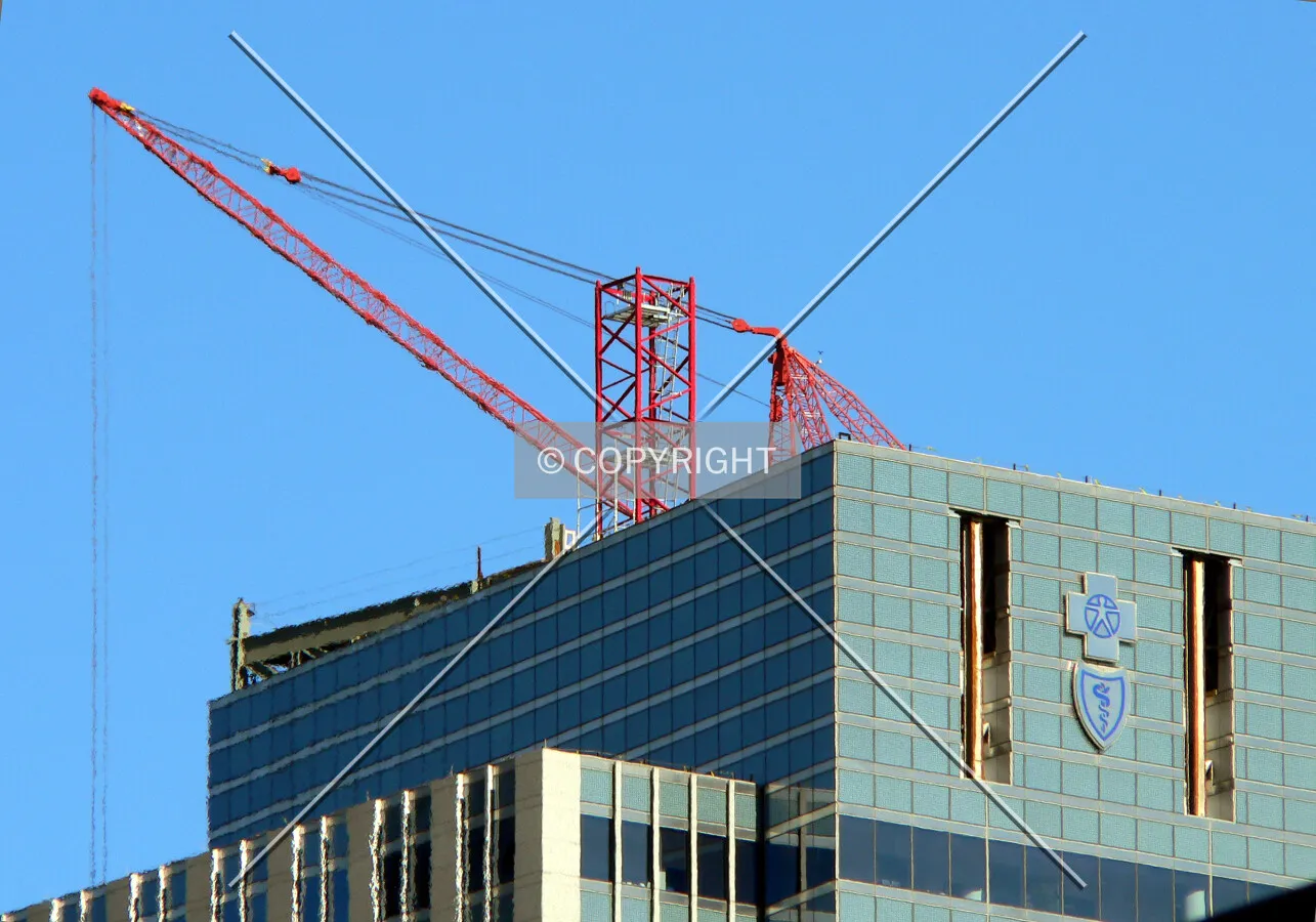 View to the northeast from Michigan Avenue