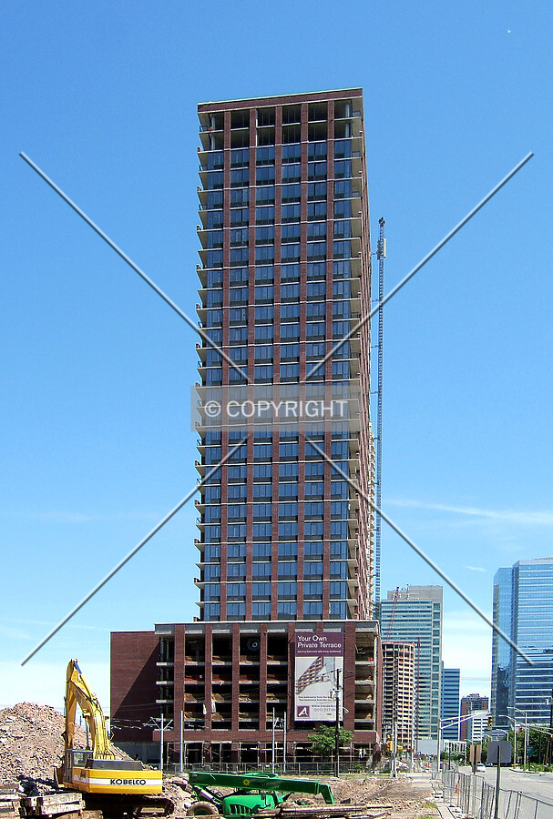 View from the southwest along Washington Street