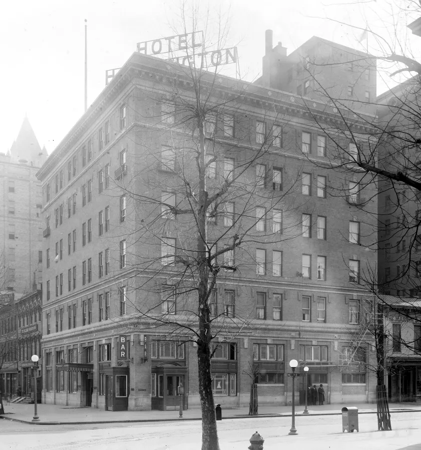 Vintage view from the northeast