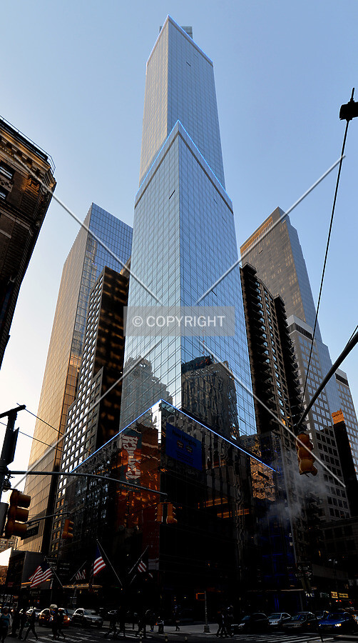 View from the southeast at Broadway and 54th Street