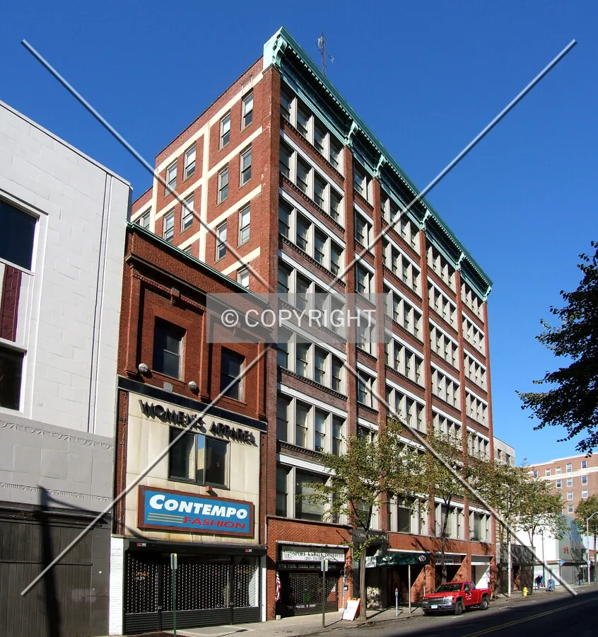 View from the southeast on Main Street