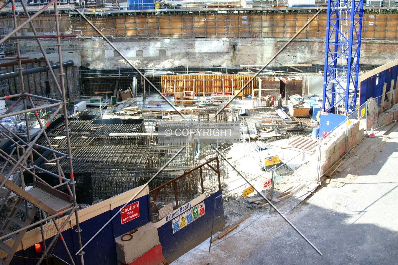 Looking down from Holborn Viaduct