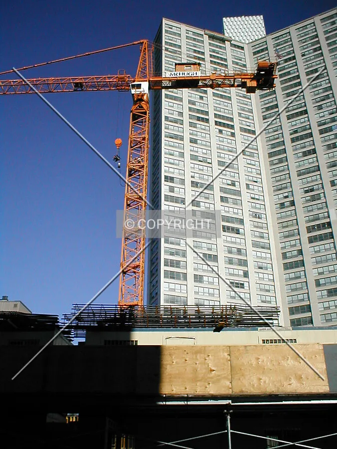 Crane on site