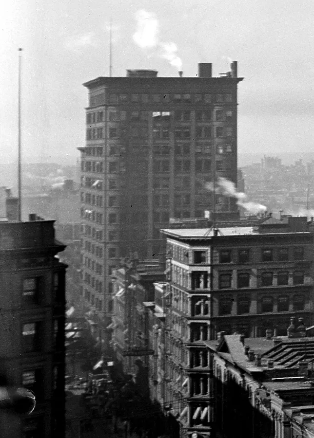 View from the southwest dated 18 April, 1912