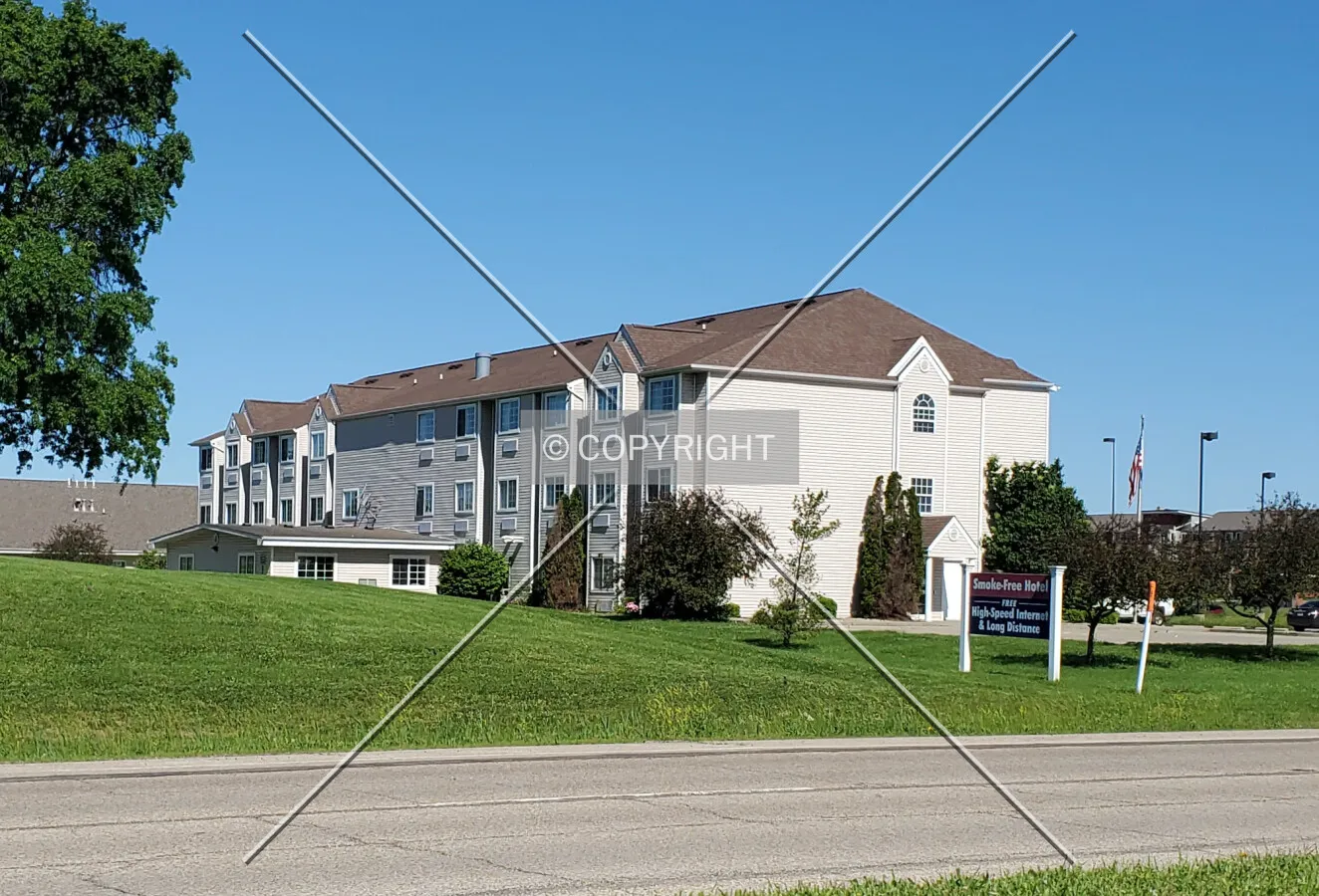 Southeast view; May 30, 2020