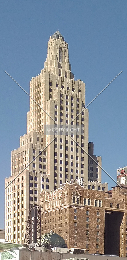 Upper floors from the southeast; February 15, 2016