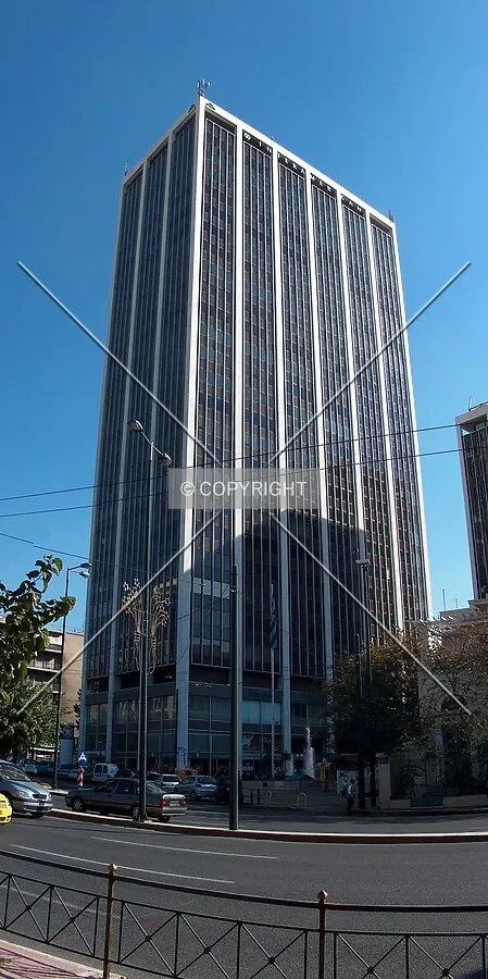 Composite image - Street level view from across Vasilissis Sophias Avenue