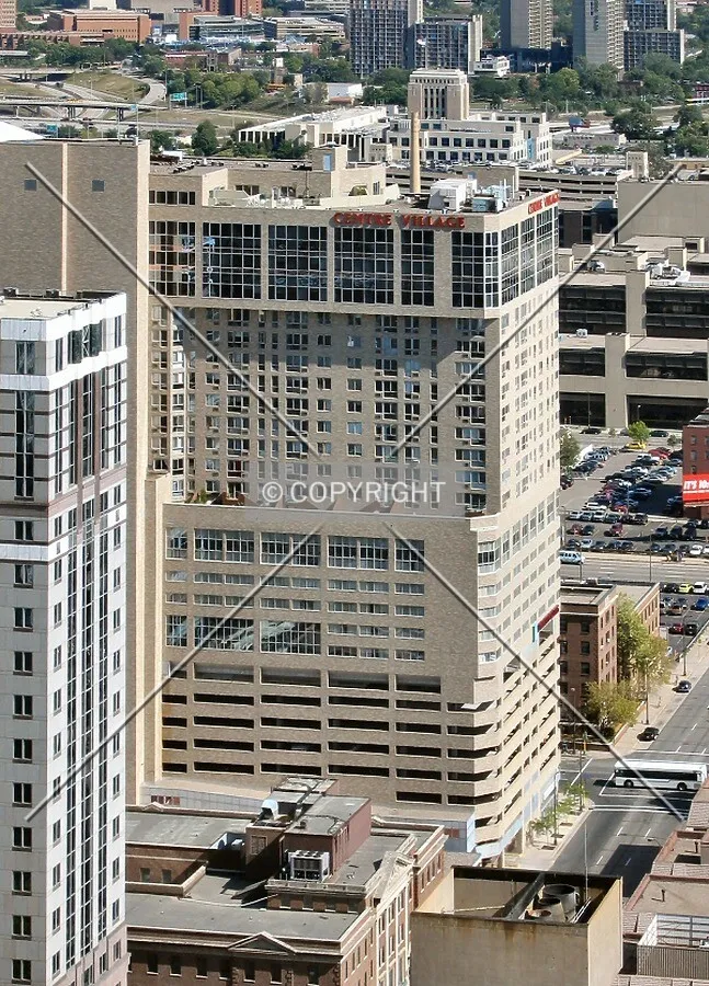 South end from the Foshay Tower Observation Deck