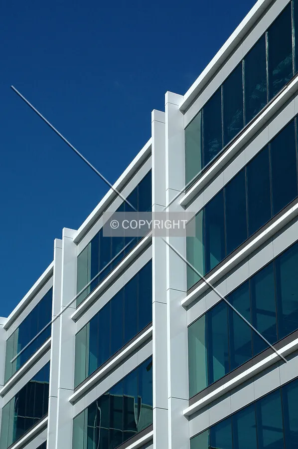Top of the north facade