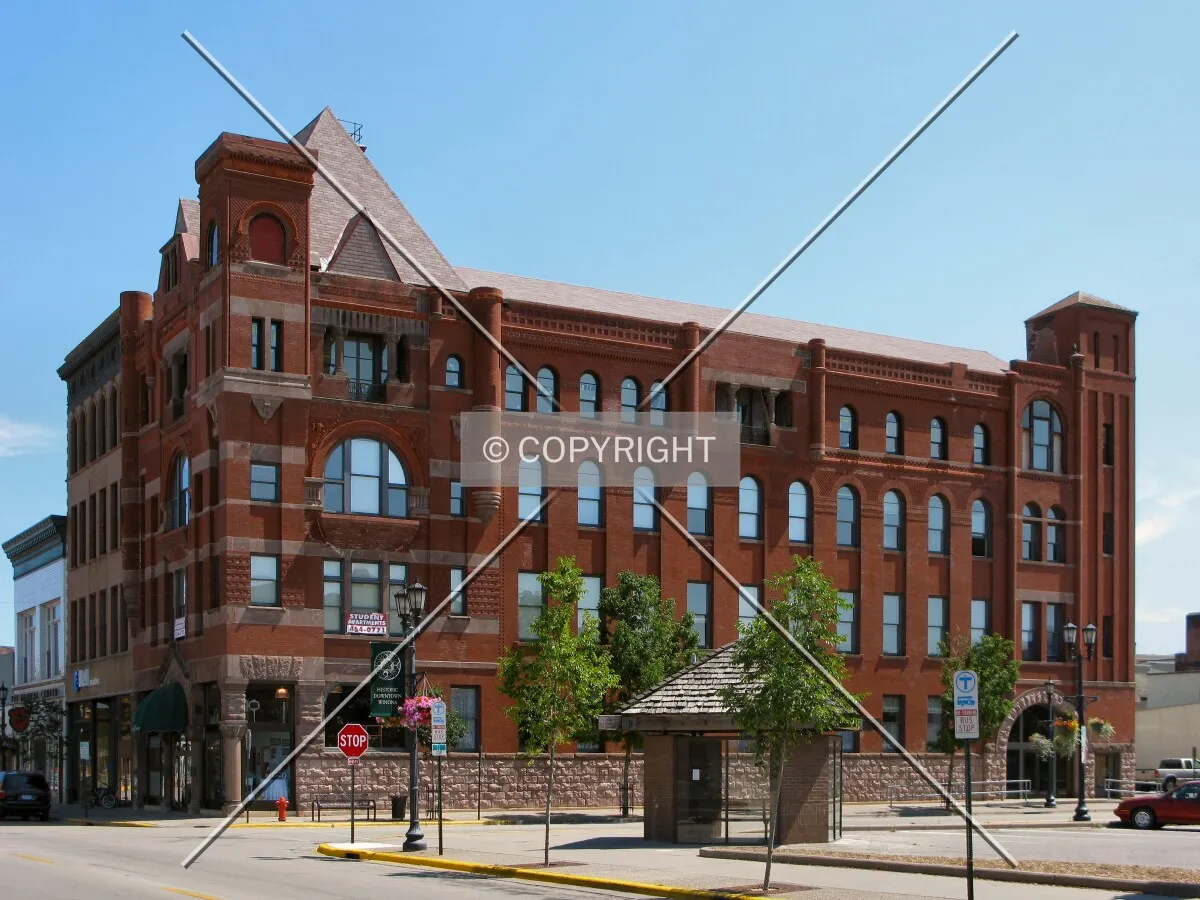 View to the southeast from West 3rd Street