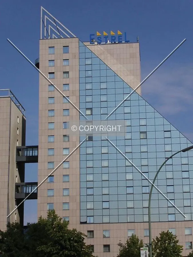 View of the main building