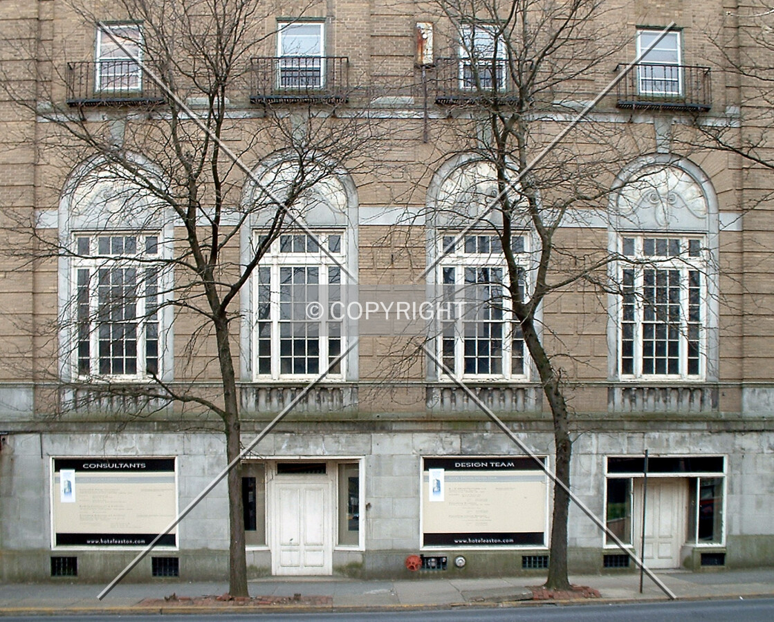 Vintage view from the north across Northampton Street prior to renovation