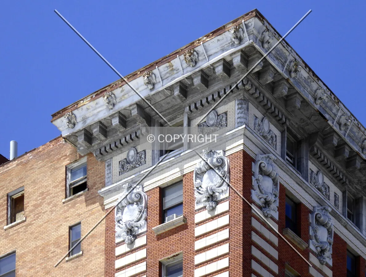Southeast corner detail