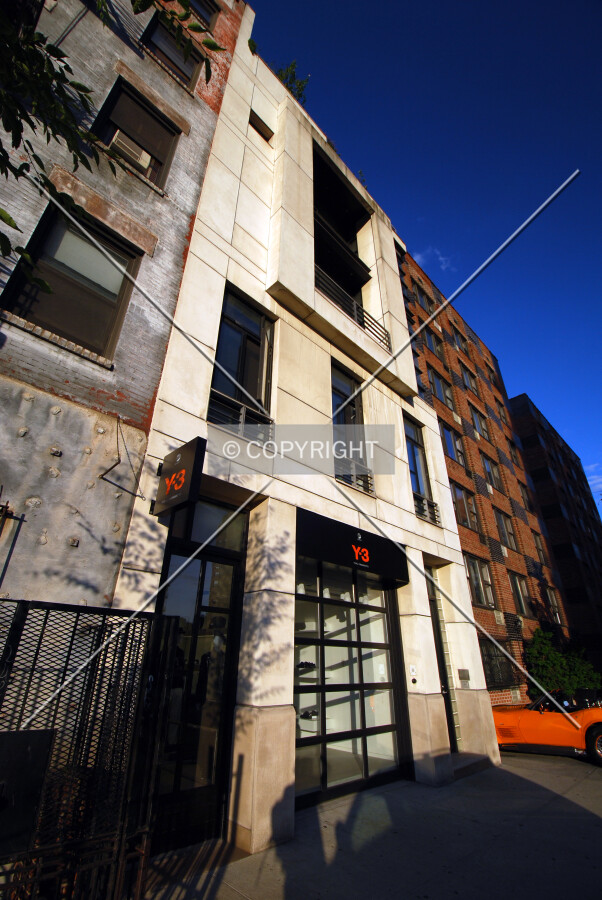 Viewed from the west along West 13th Street