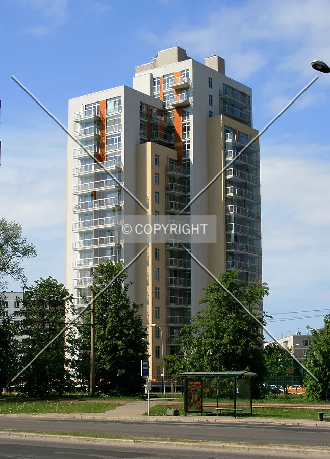 View accross Anninmuizas Boulevard