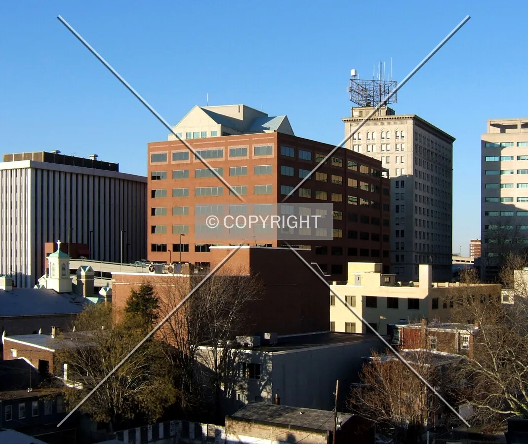 View from the southeast