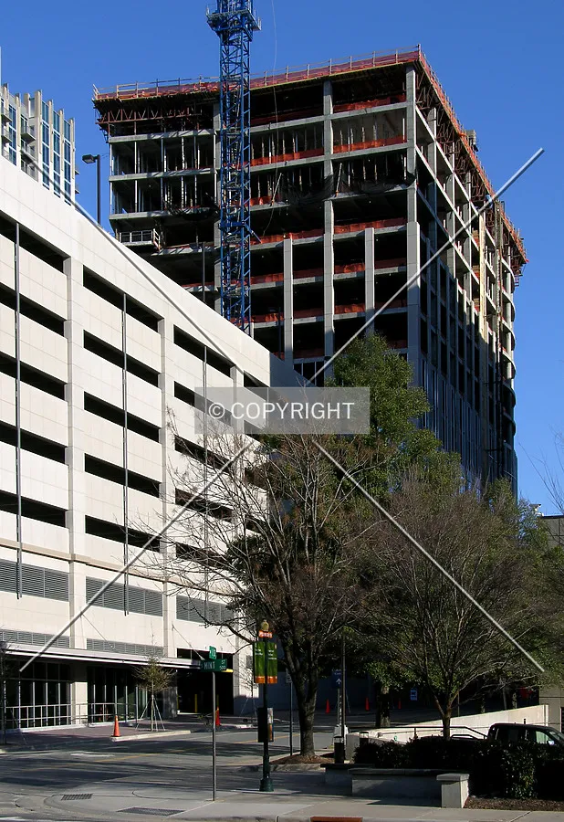 From West 1st Street to the southwest