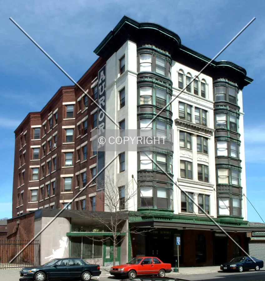 View from the south across Main Street