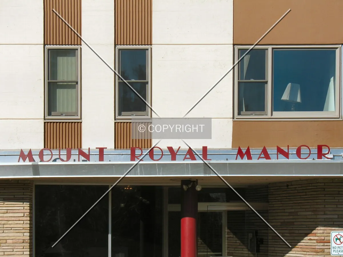 Building name above entrance