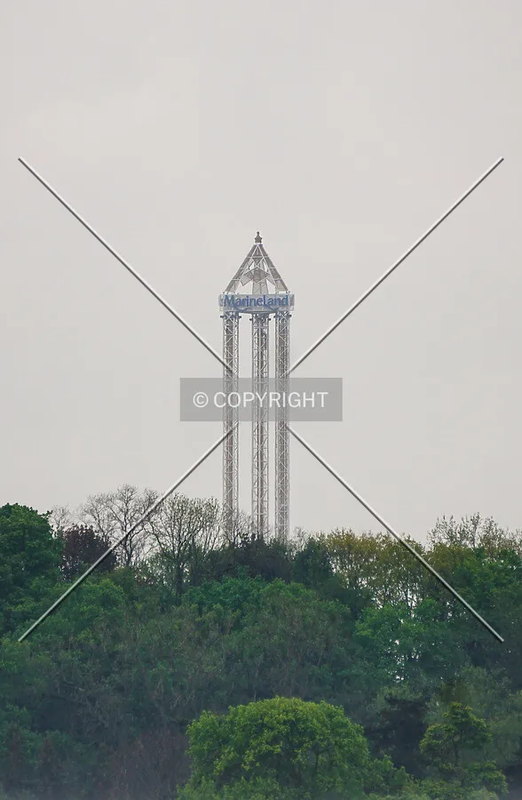 Distant view from the northeast; May 23, 2020