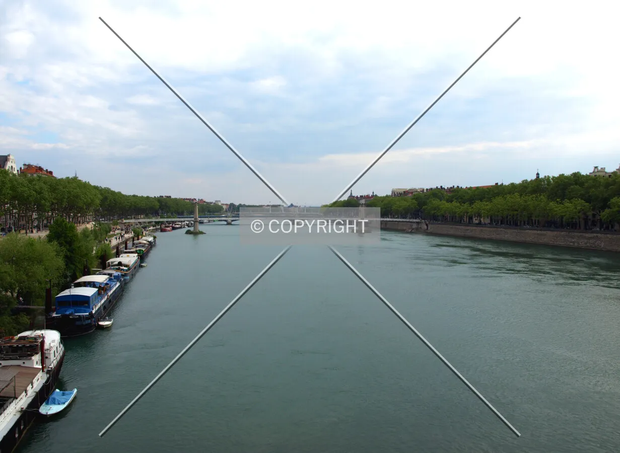 Looking south from Pont Morand