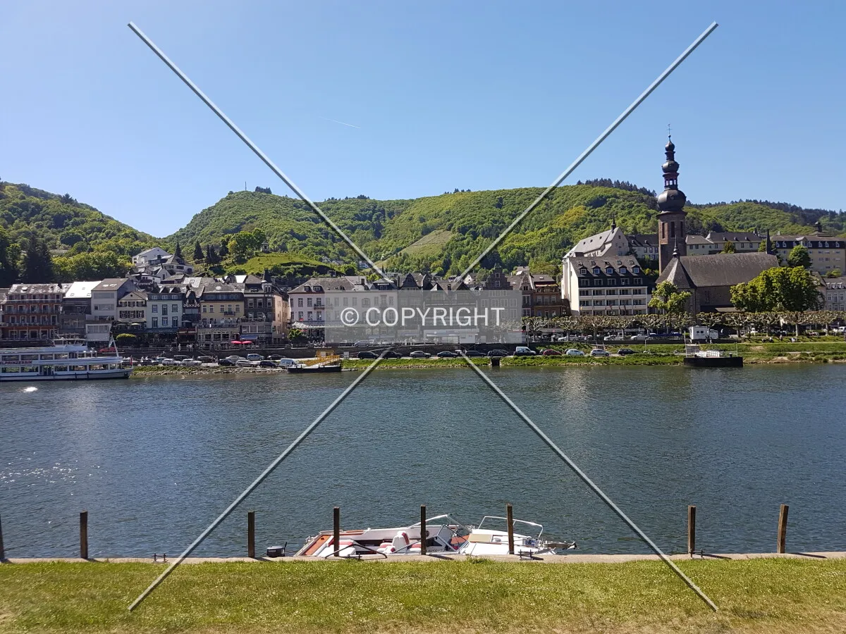 Panorama of Cochem, Germany