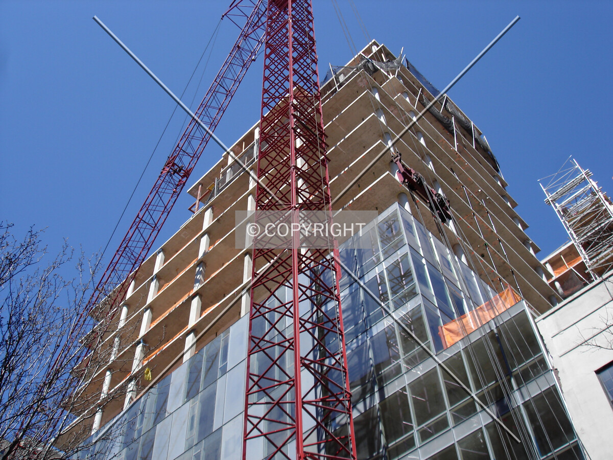 Looking up from East 85th