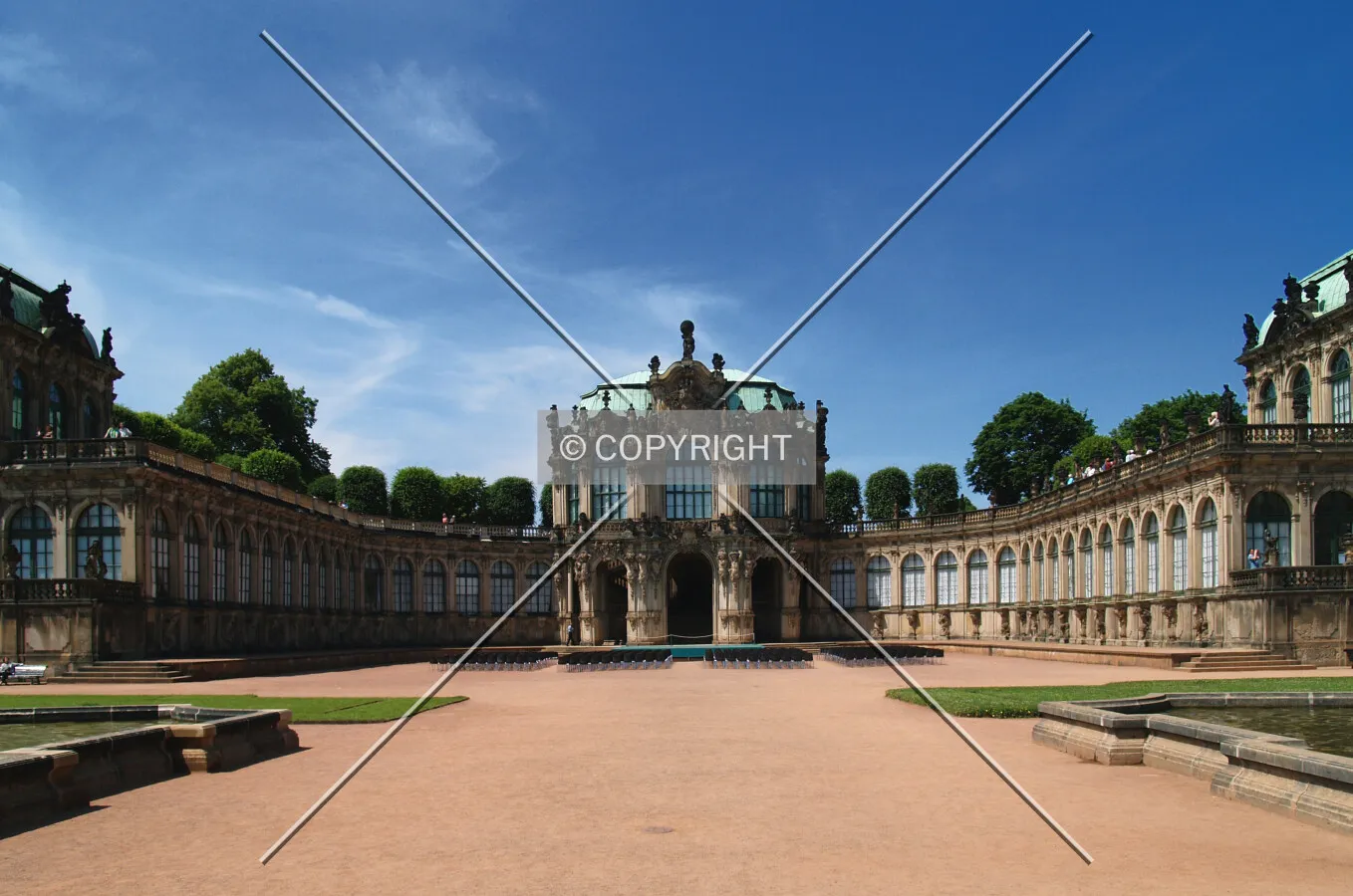 Wall Pavillon at the west side