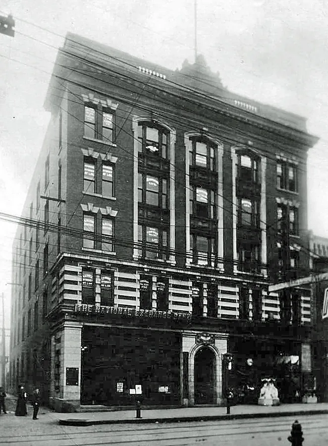 Vintage view from the northeast