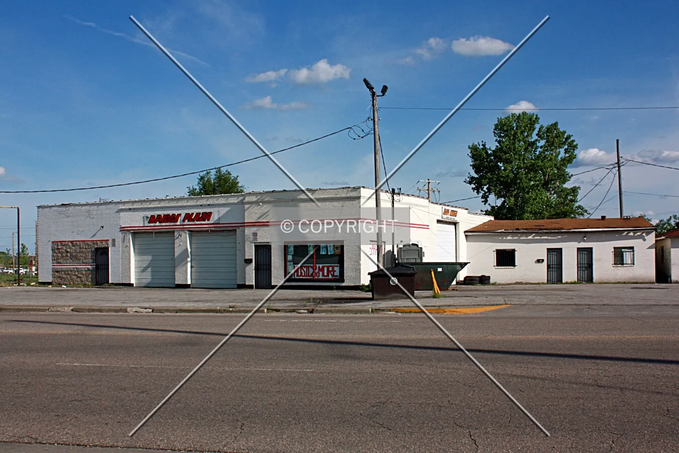 View from the northwest; April 17, 2012