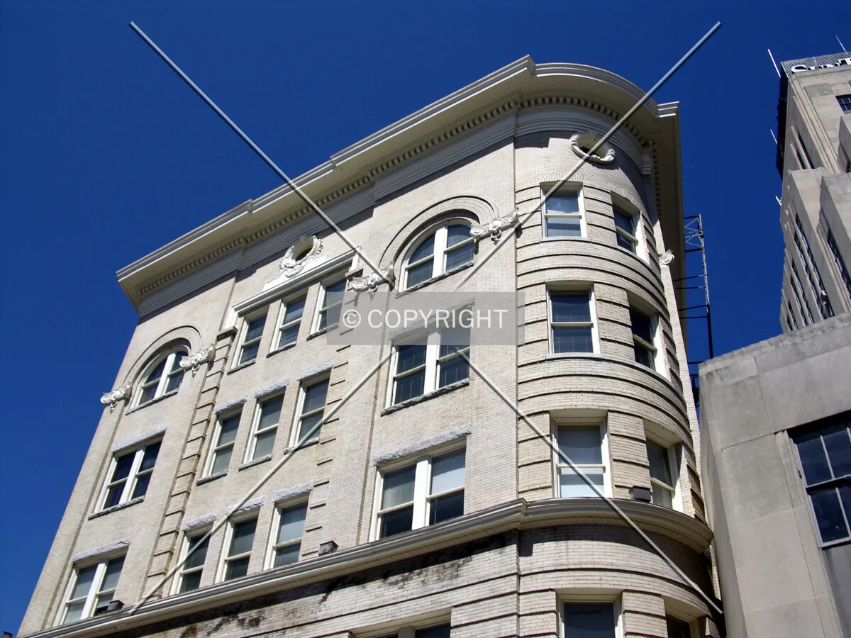 Looking up the southeast corner from Main Street