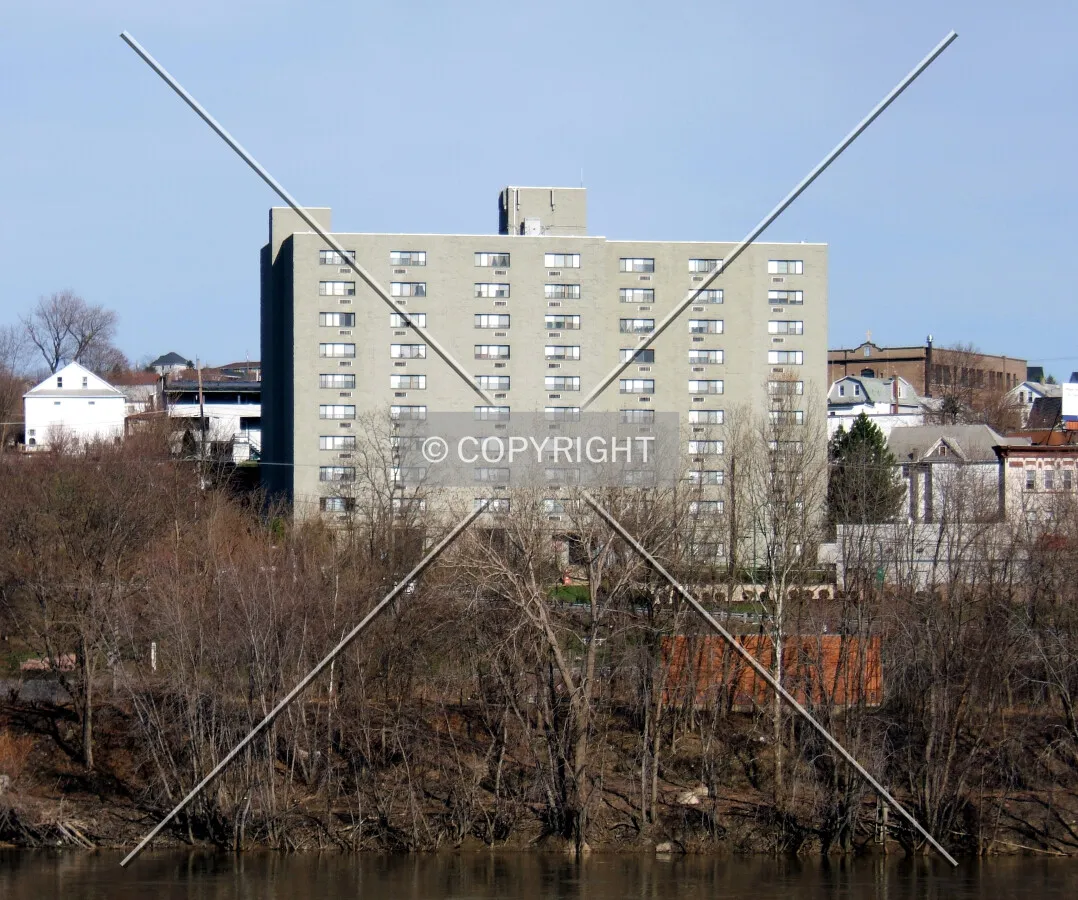 View from the west