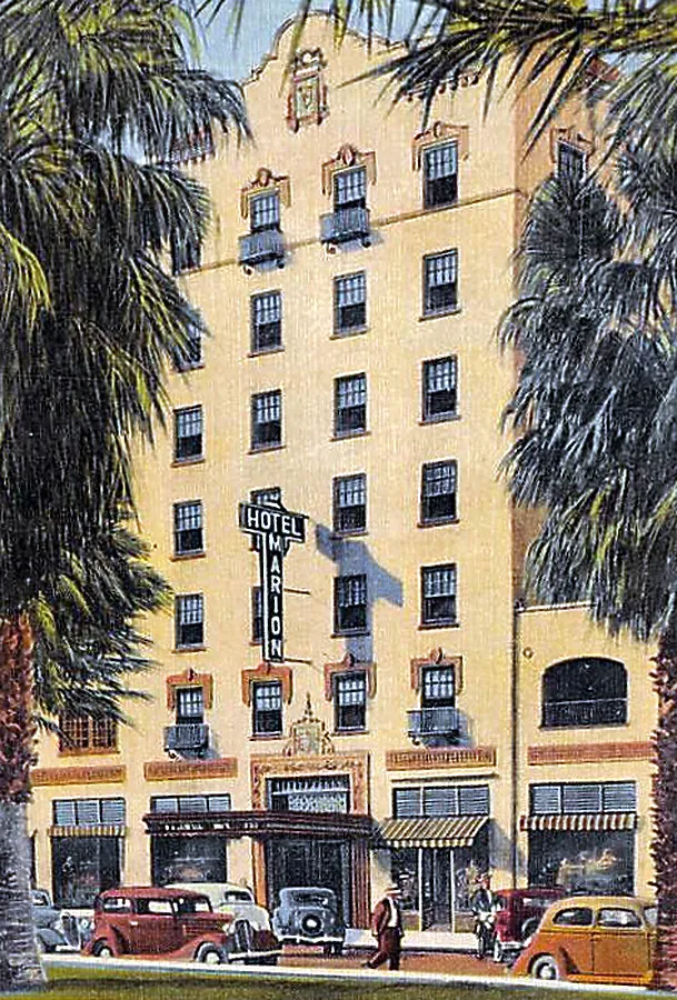 Vintage view from the northeast