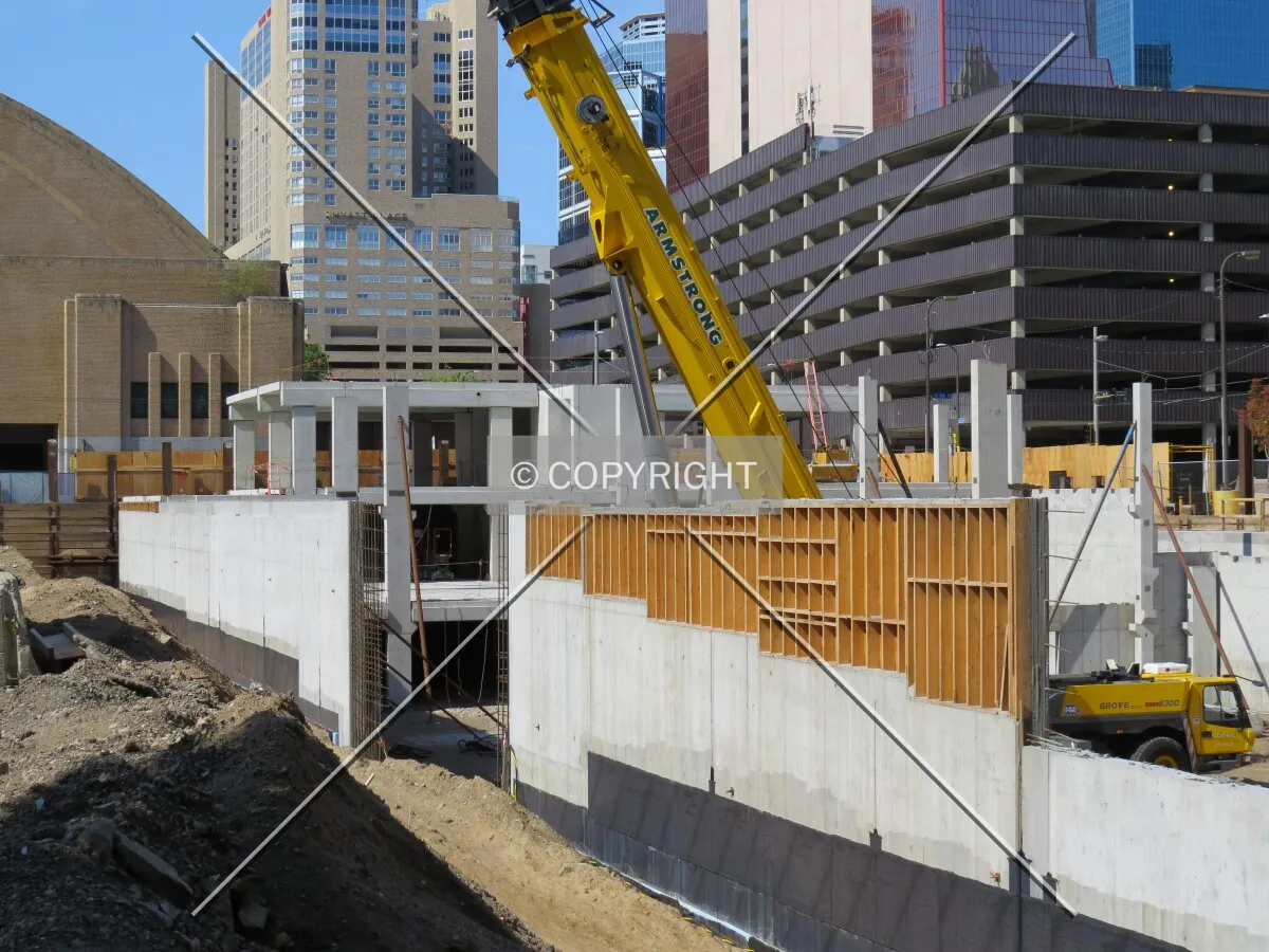 View to the southwest from 4th Street South