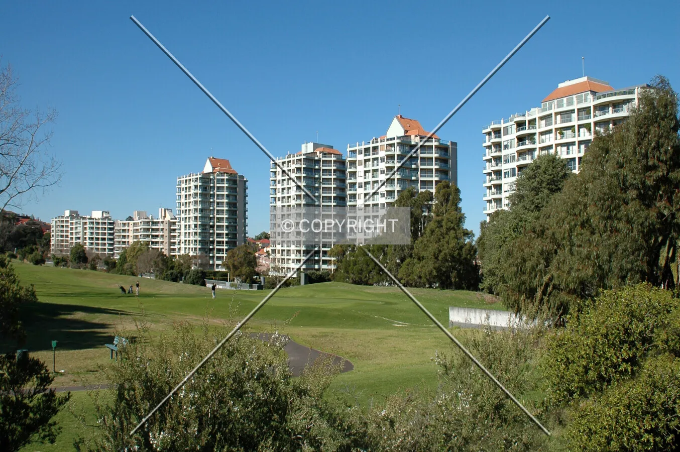 As seen from the northwest