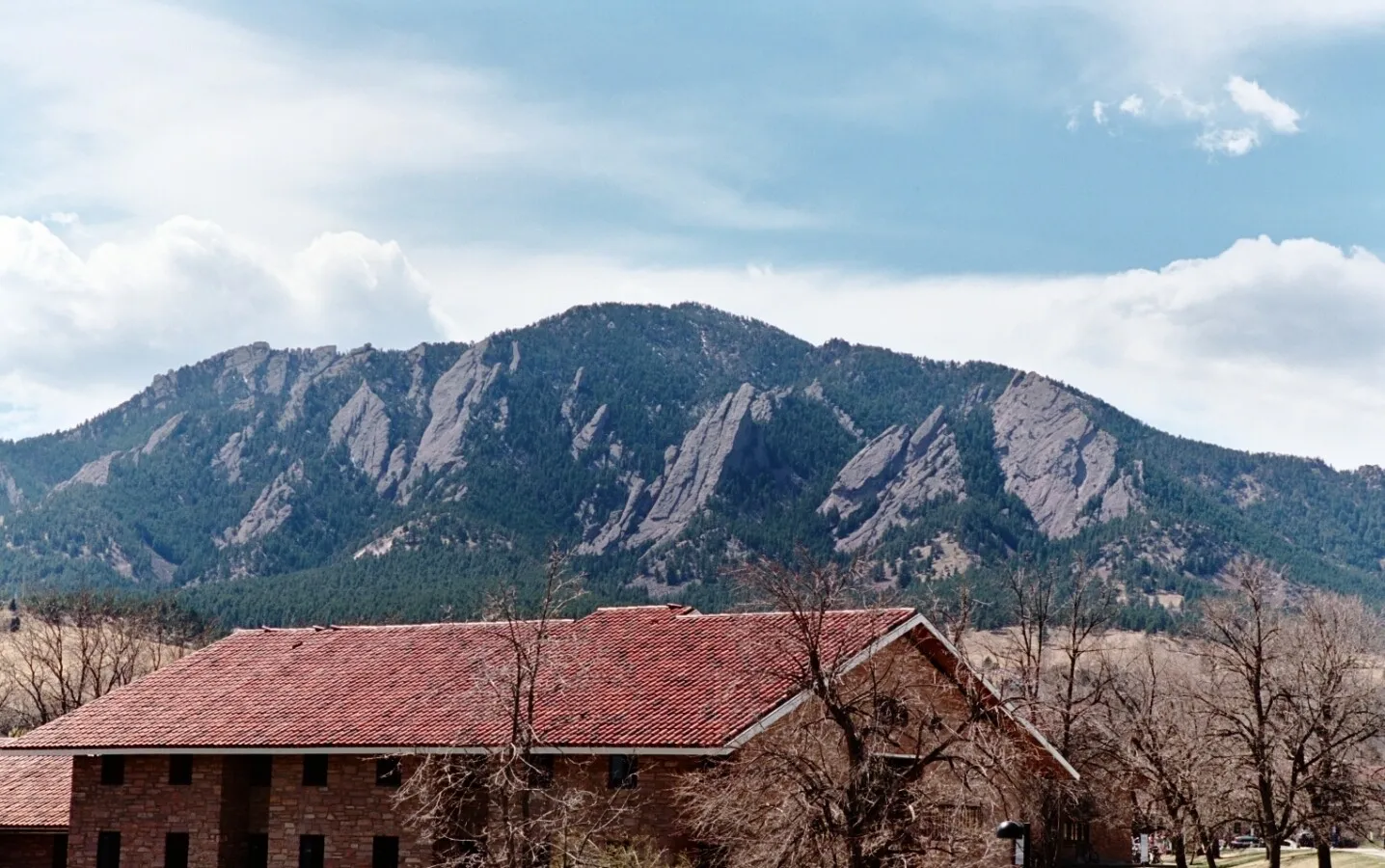 View of the Flatirons