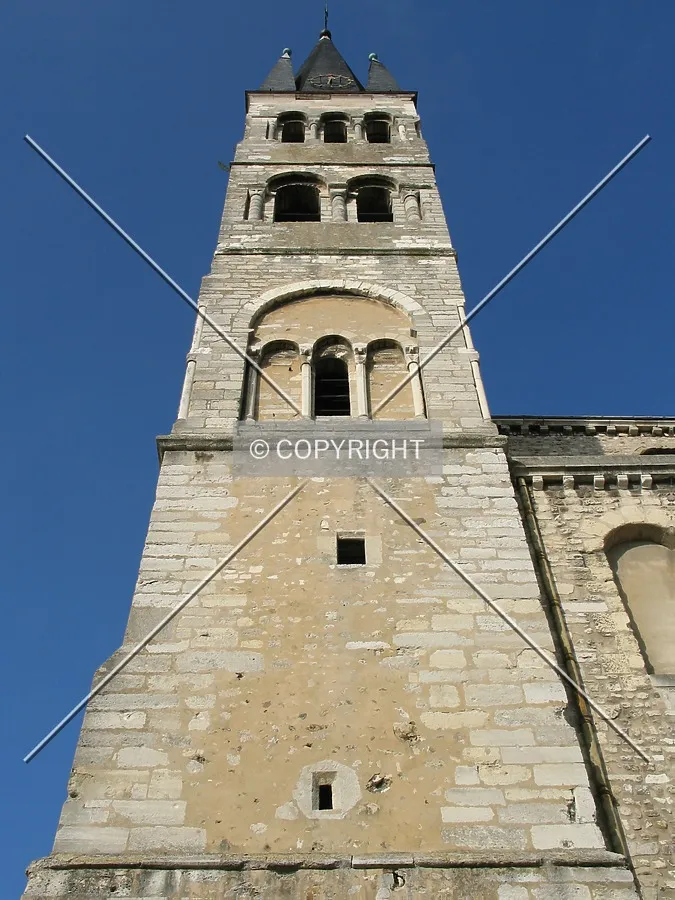 Looking up at the southern tower