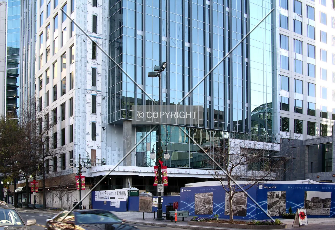 Southwest base along South Tryon Street