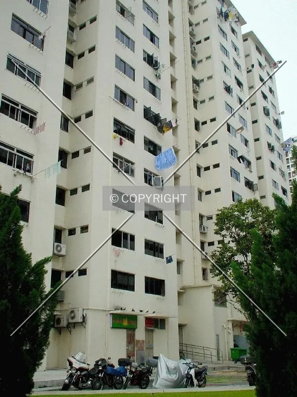Back facade from street level