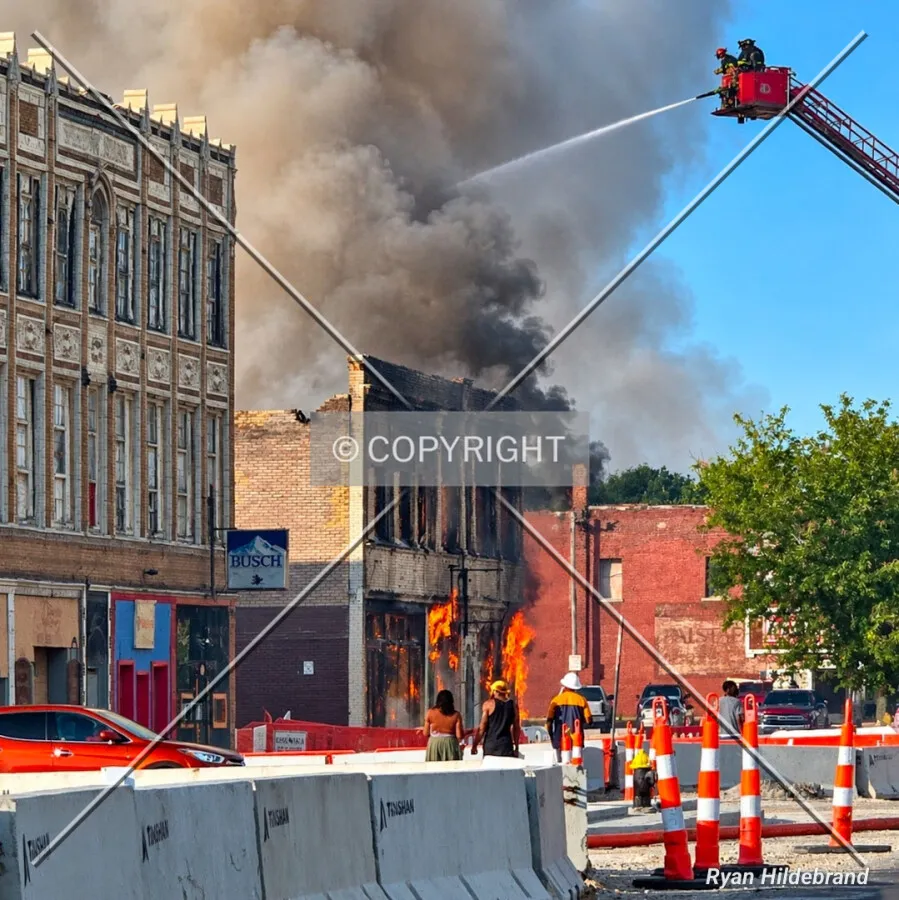 From the southeast white on fire, Friday, September 18, 2026
