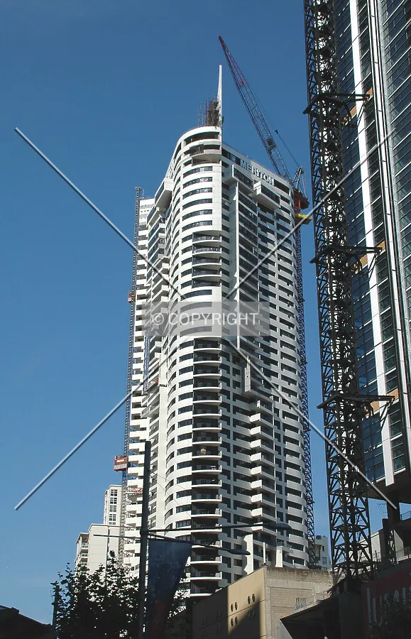 Looking south
