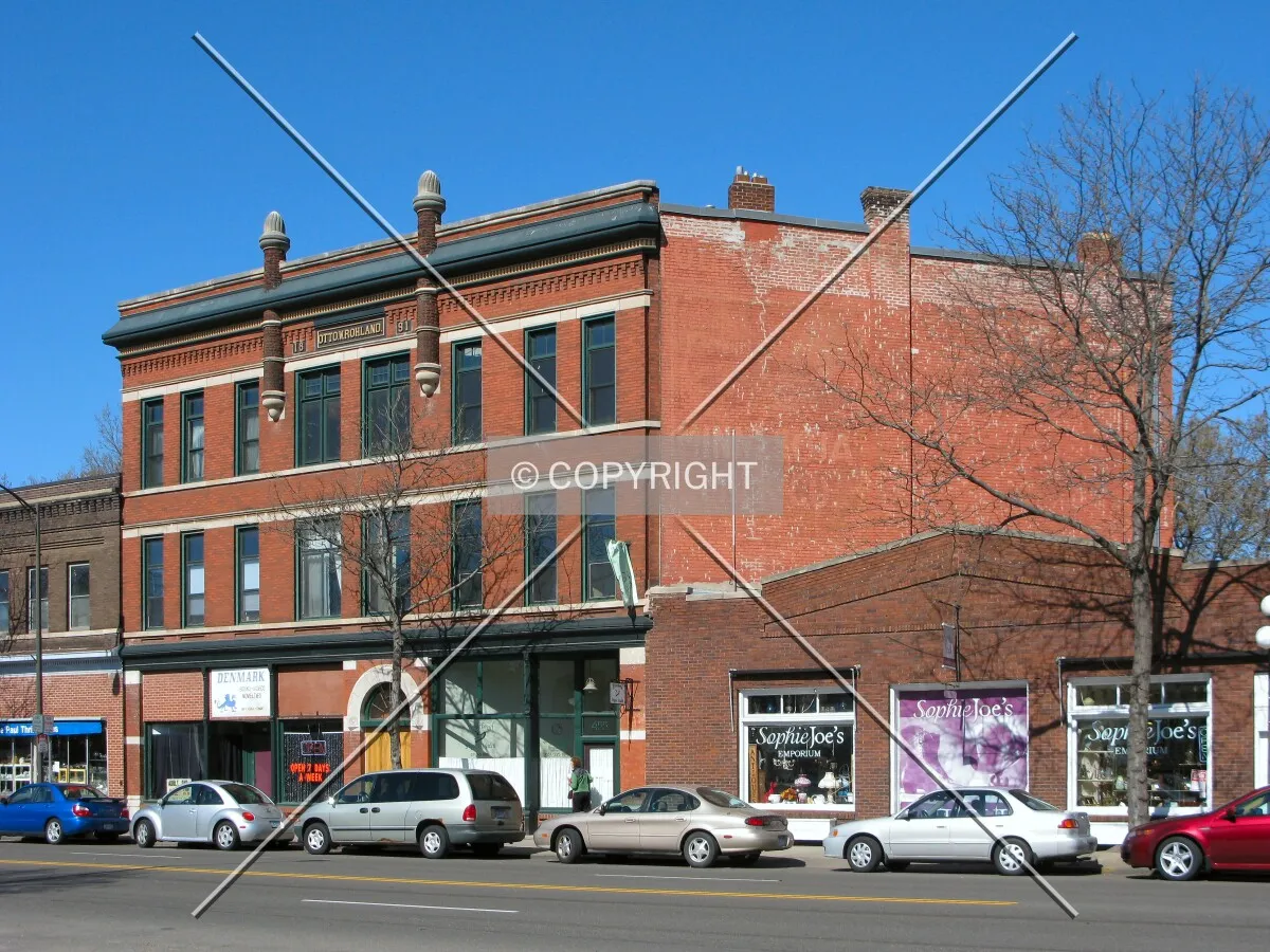 View to the west across West 7th Street