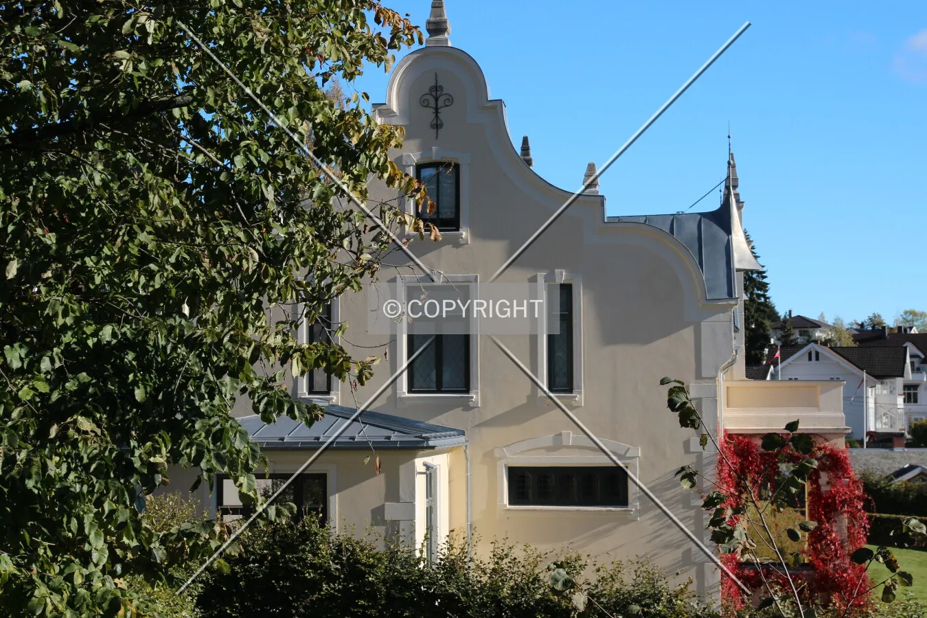 View from the west.