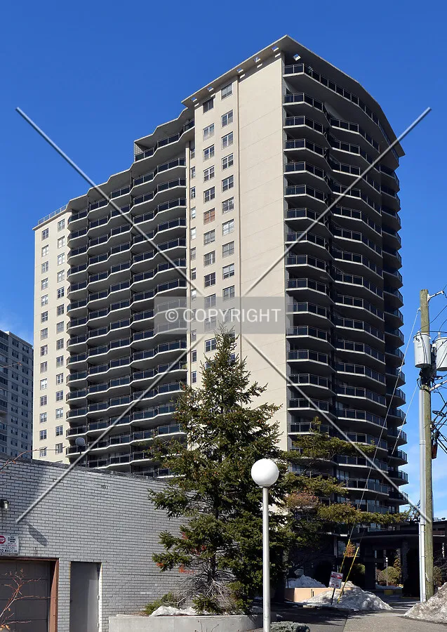 View from the southeast on Center Avenue