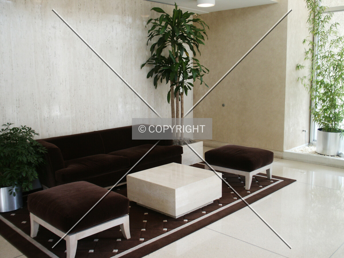 Lounge area of the lobby