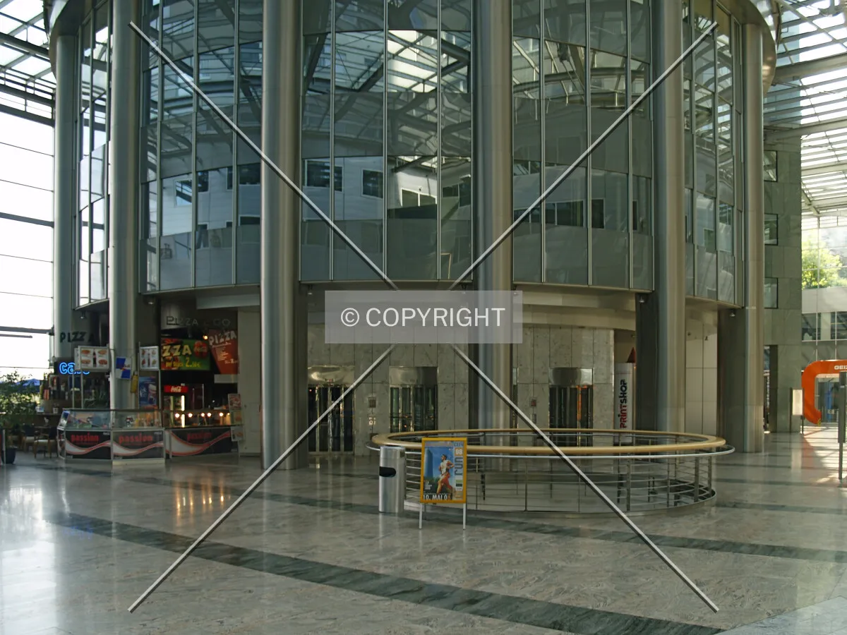 Ground floor as seen from the shopping area